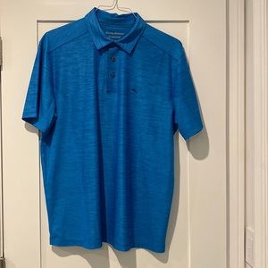 Tommy Bahama IslandZone blue polo shirt size L